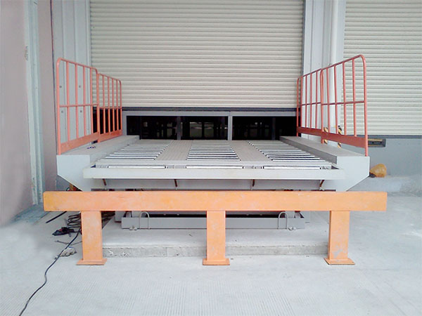 Roller table lifting platform